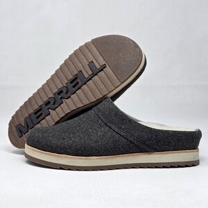 Merrell Women's Juno Clog Wool J001890 Grey Black Size 9.5 Pre-owned
